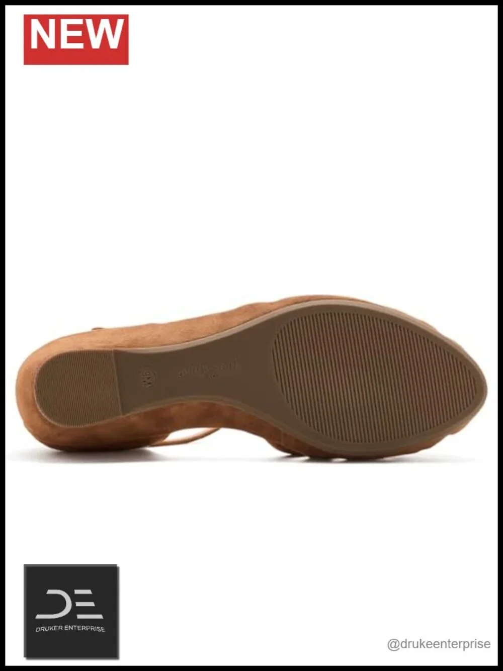 Women's Suede Peep Toe Wedge Sandals Slip-Resistant Comfort